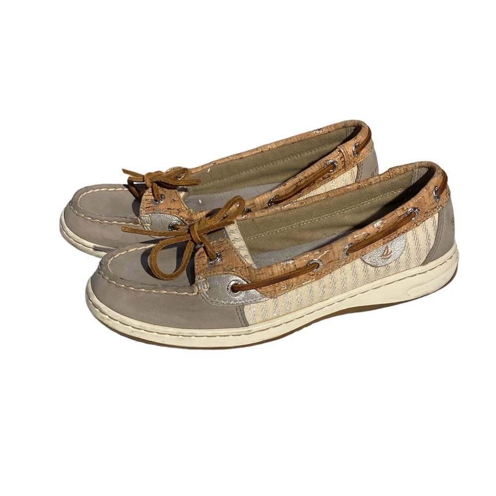 Sperry 7M Top Sider Angelfish Boat Leather Slip On Shoes